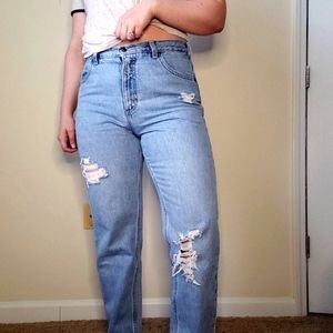 Vintage Distressed Mom Jeans